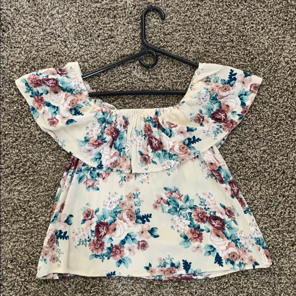 Pink Floral Top